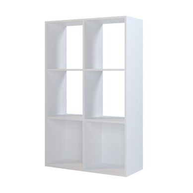 Estante 6 Nivel(es) 74x123x30 cm Blanco