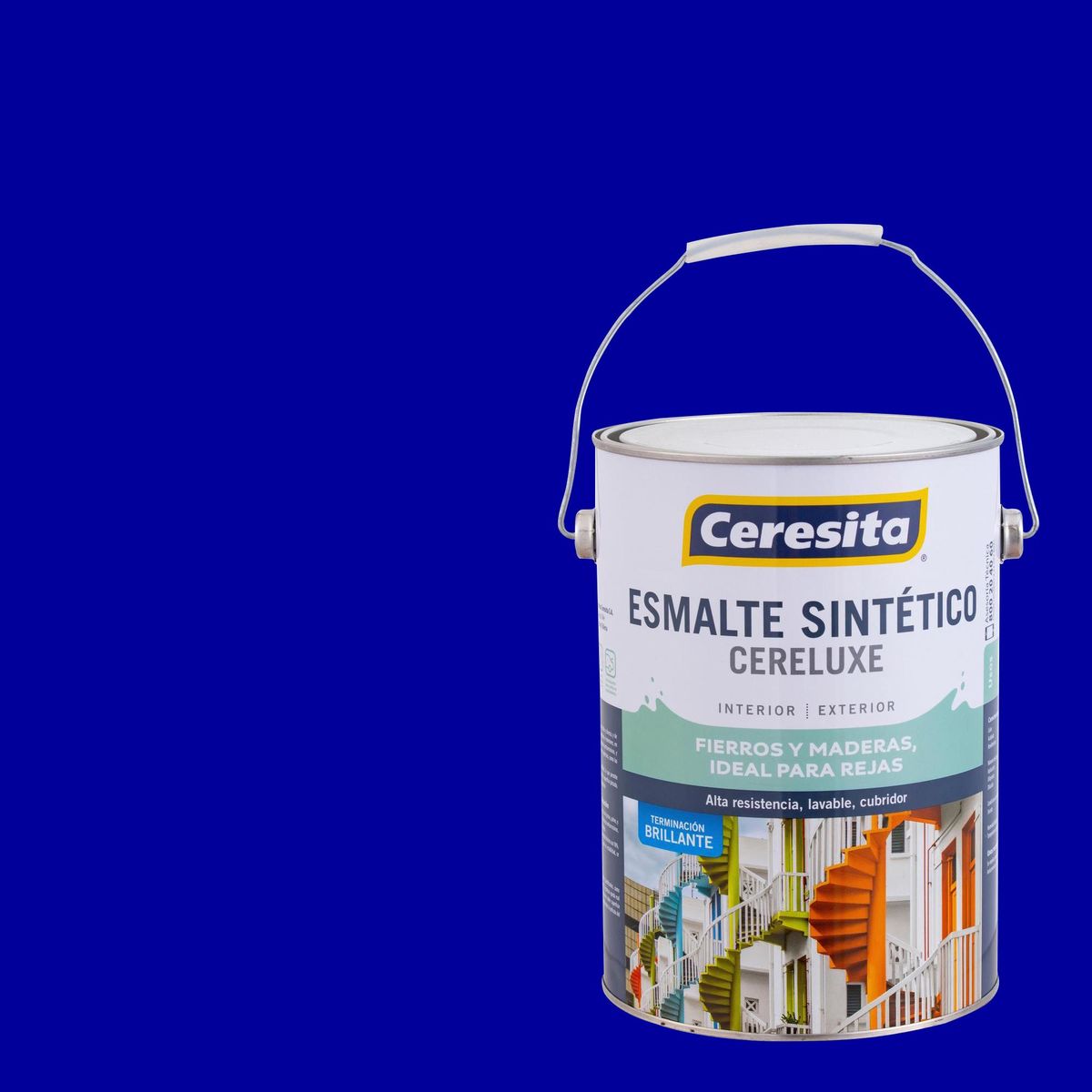 CERESITA - Esmalte Sintético Galón 1 galón(es) Brillante Azul 