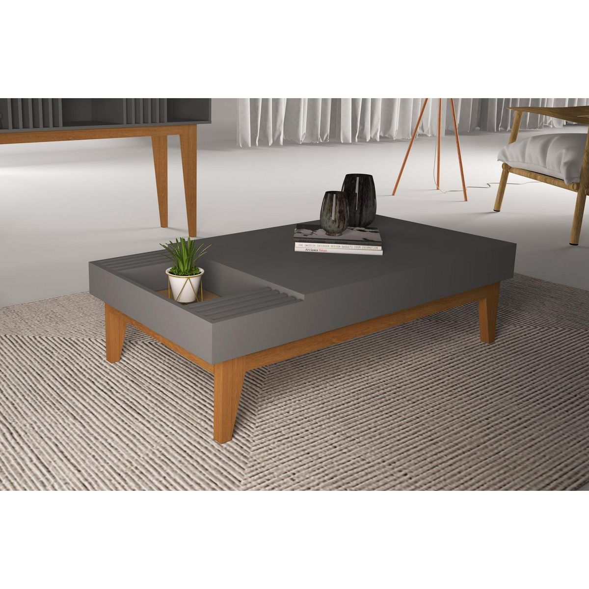 EXIT - Mesa de centro Gris