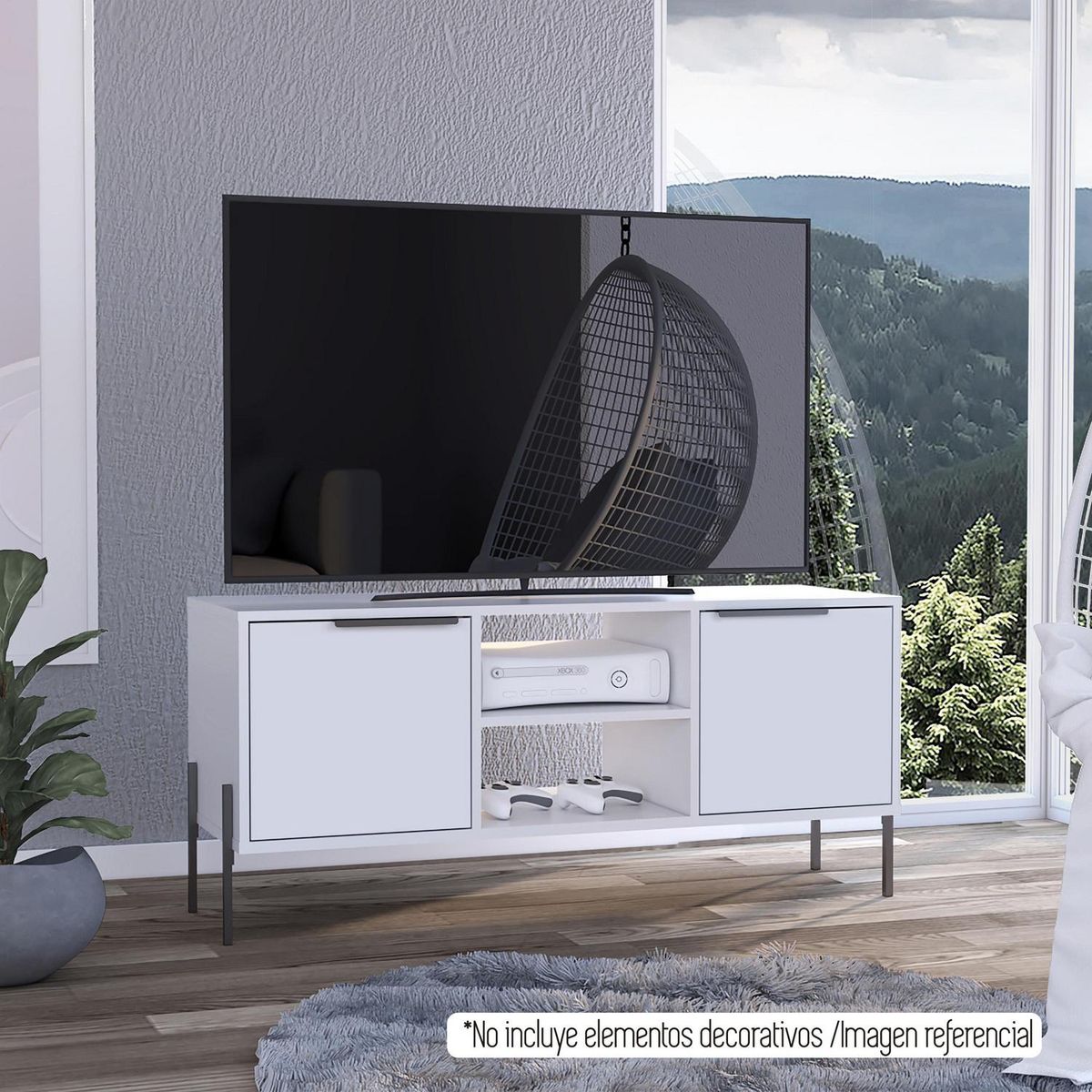 TUHOME - Rack white collection blanco
