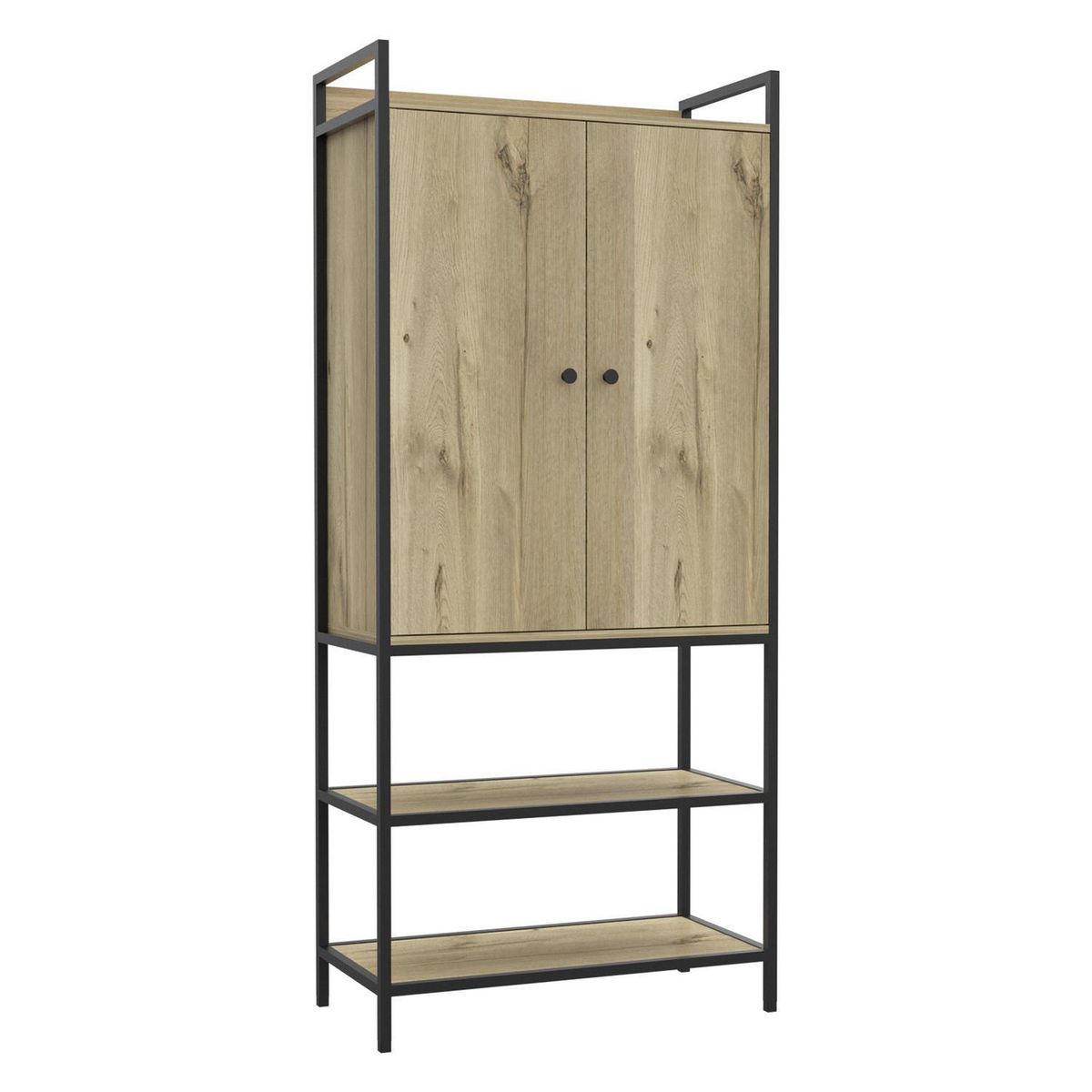 TUHOME - Armario Dreams 2 Puerta(s) 2 Repisa(s) 80xx40 cm Duna