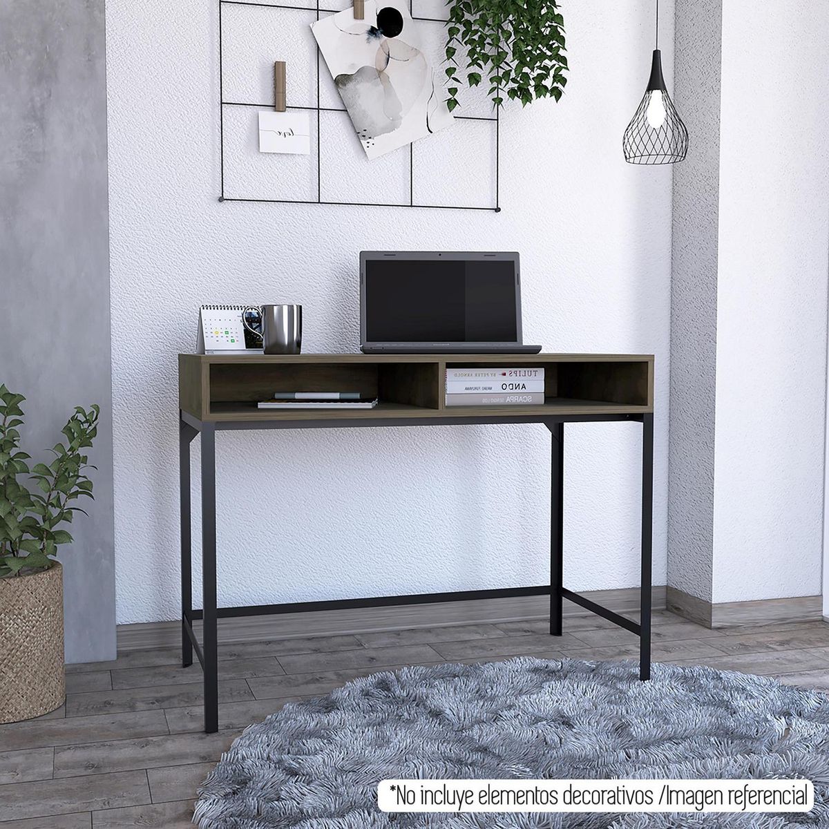 TUHOME - Escritorio Bellota 100x76x50 cm