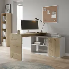 TUHOME - Escritorio Axis duna blanco