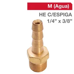 GRIFESA - Cachimba Bronce HE C/ESPIGA 1/4" x 3/8" 1u