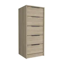 TUHOME - Cómoda 5 Cajón(es) Kaia 45x107.8x41.3 cm Wengue