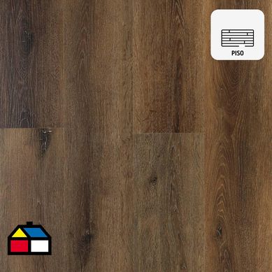 Piso vinlico SPC40-OakCoffee-4mm-cja 2,22m2