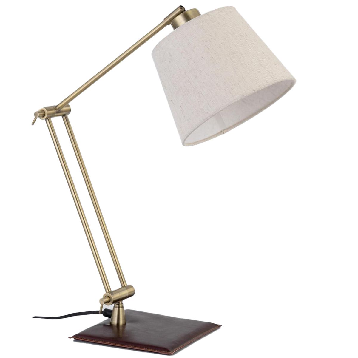 DISEÑO 3 - Lámpara Mesa Artic Bronce Dorado 20x45 cm