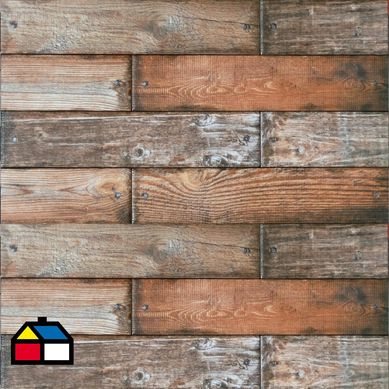 Palmeta vinilo autoadhesiva tablon Roble 30x50 , piso y muro , 4 uds