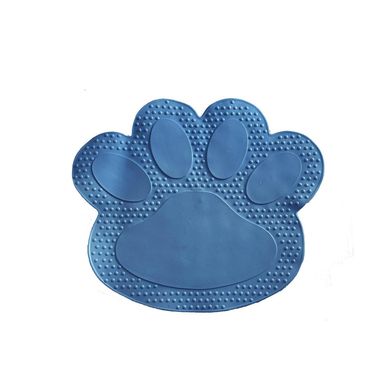 Piso oso reciclaje celeste