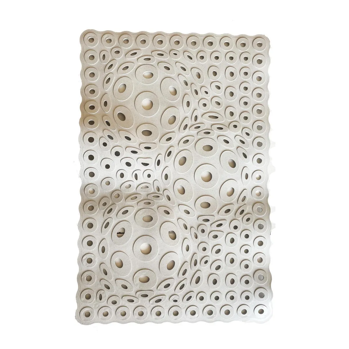 CAUCHIPLAS - Piso de Baño Esfera gris 56x37 cm PVC Gris