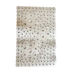 CAUCHIPLAS - Piso esfera reciclaje gris