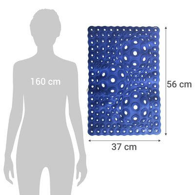 Imagen 2 del producto Piso de Baño Esfera azul 56x37 cm PVC Azul