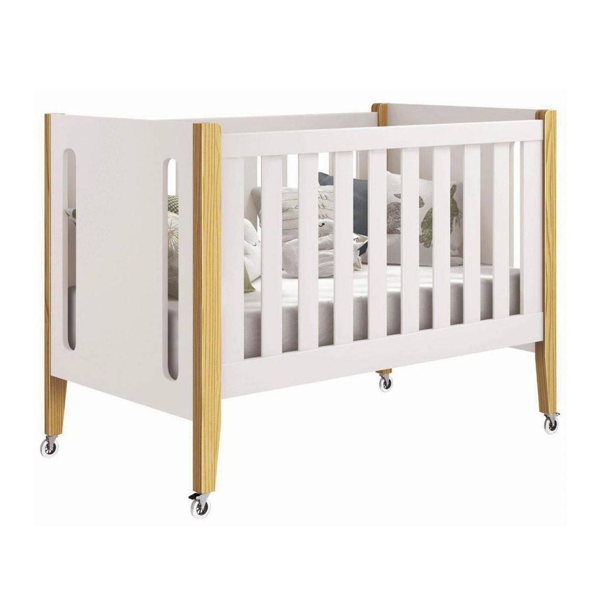 KIDSCOOL - Cuna Boom 3 funciones en 1 blanco