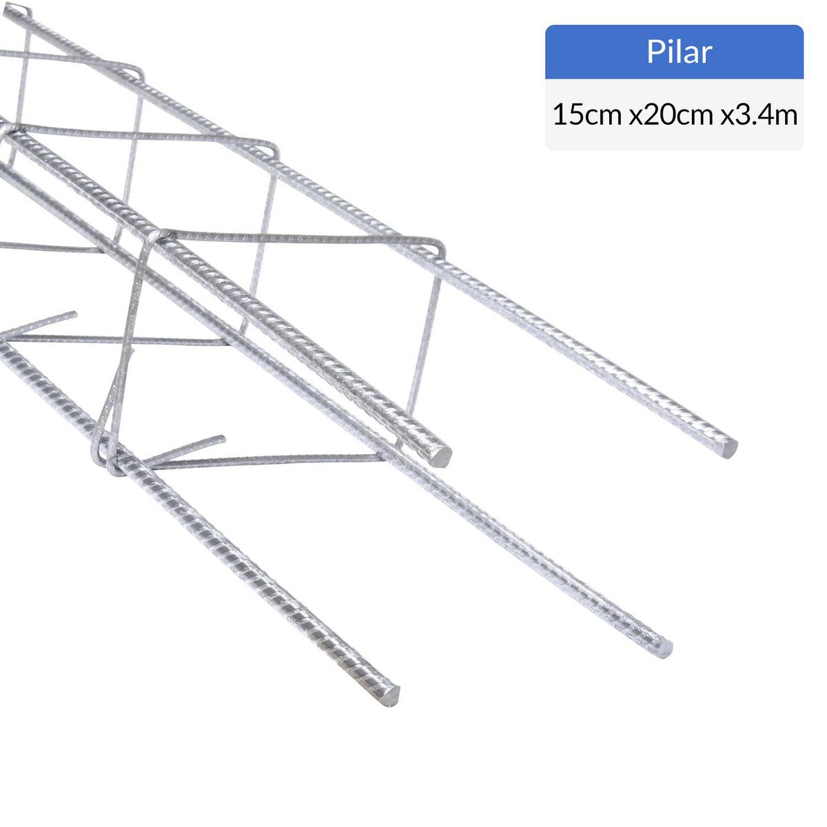 GENERICO - Pilar Acma Acero 15x20 cm 3,4 m