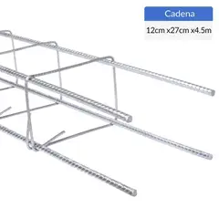 METALCON - Cadena Acero 12x27 cm 4,5 m