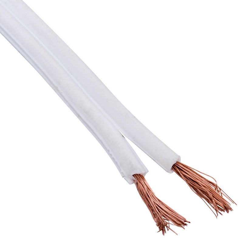 ROIMEX - Cable SPT (paralelo) 2X20 AWG blanco metro lineal