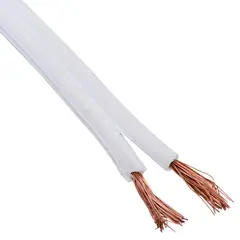 ROIMEX - Cable SPT (paralelo) 2X20 AWG blanco metro lineal