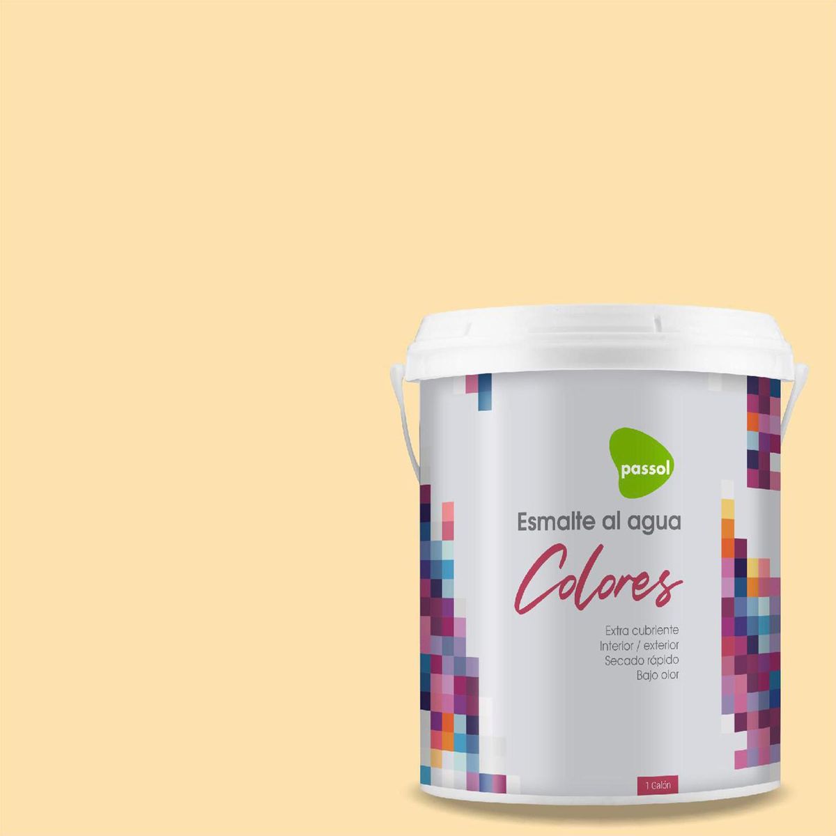PASSOL - Esmalte al Agua 1 galón(es) Mate Rosado Daffodil
