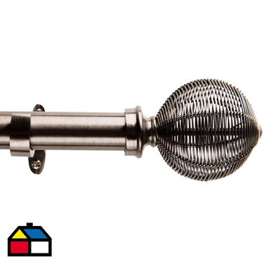 Set de barra simple 25/22 mm satn esfera