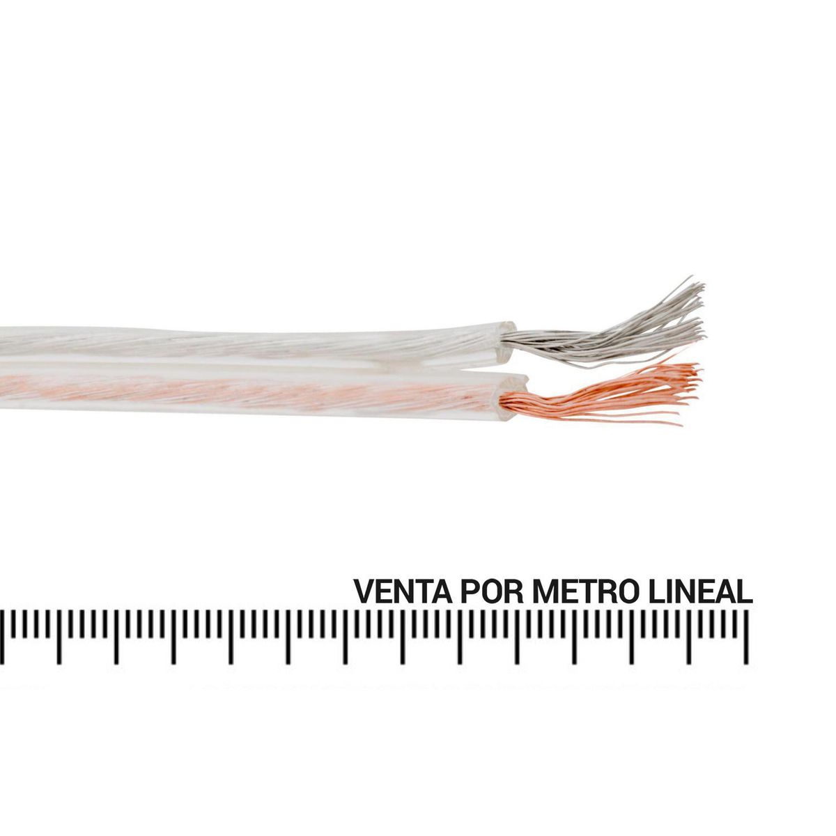 ROIMEX - Cable SPT (Paralelo) 2x20AWG/0,5MM2 Transparente