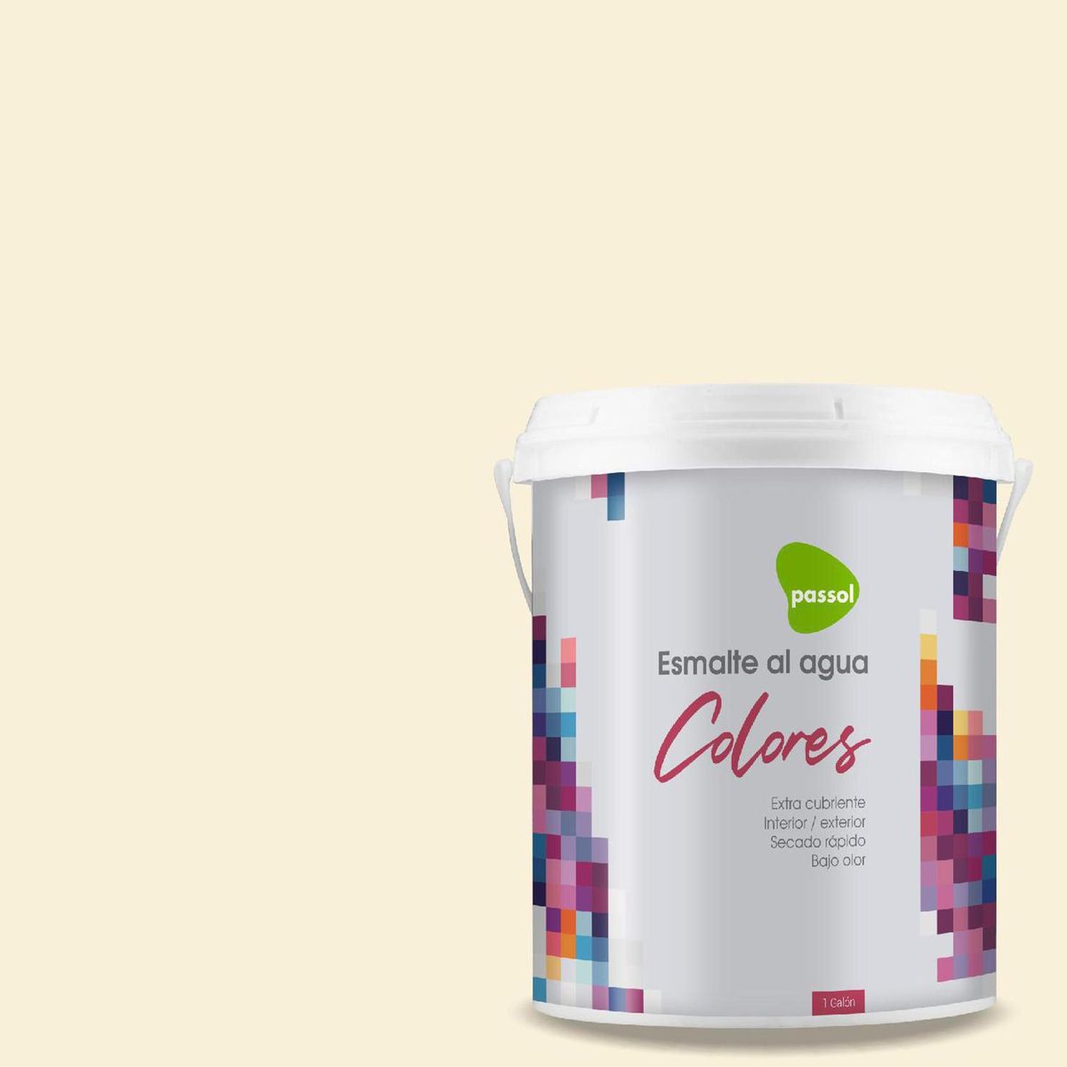 PASSOL - Esmalte al Agua 1 galón(es) Mate Beige Chardonnay