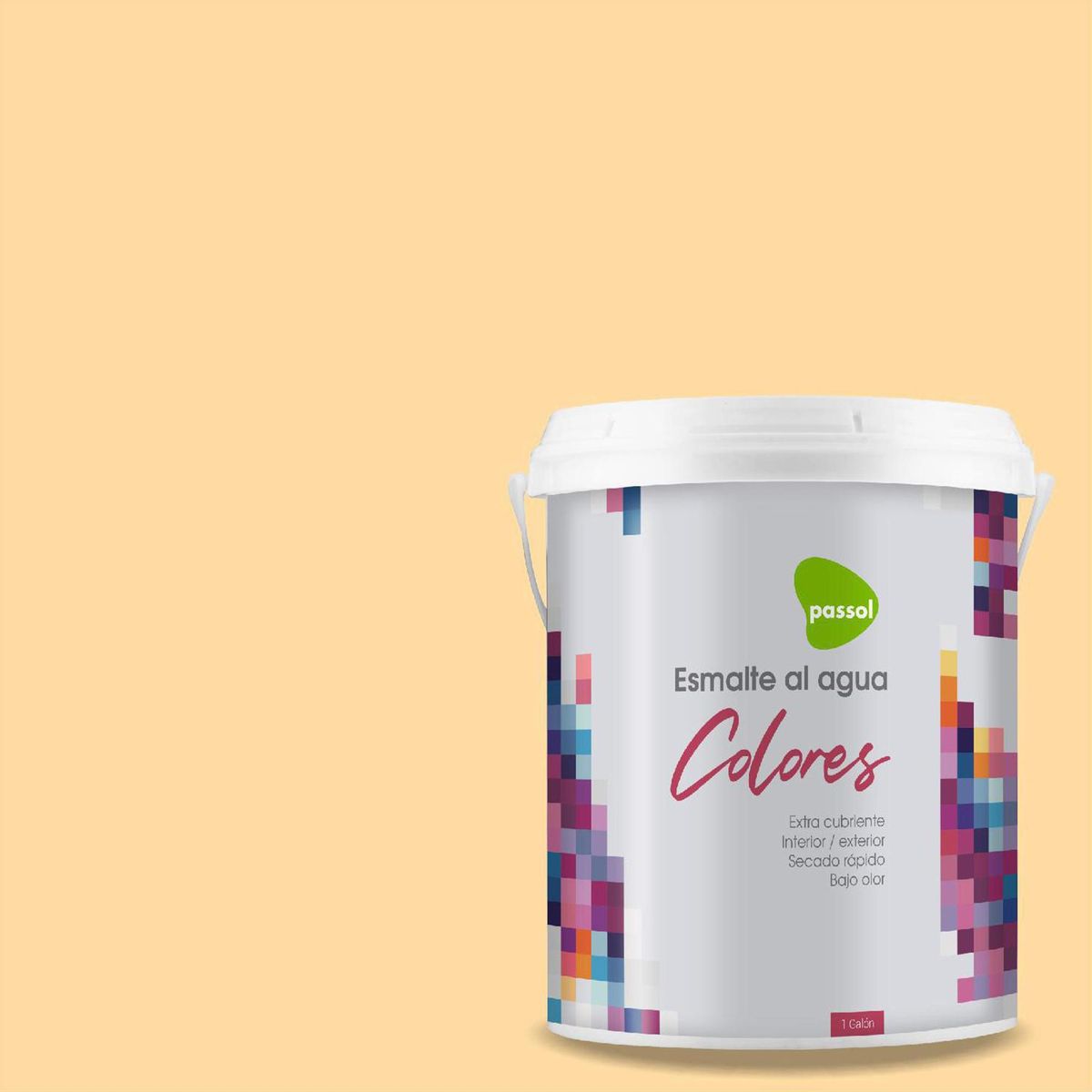PASSOL - Esmalte al Agua 1 galón(es) Mate Beige Nostalgia