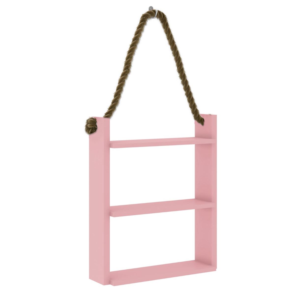 MOBILFRANK - Repisa MDP 3 Nivel(es) 50x60x14.5 cm Rosado