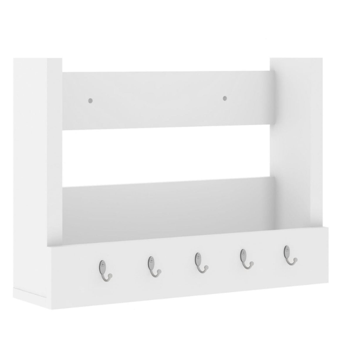 MOBILFRANK - Repisa MDP 1 Nivel(es) 50x36.5x13 cm Blanco