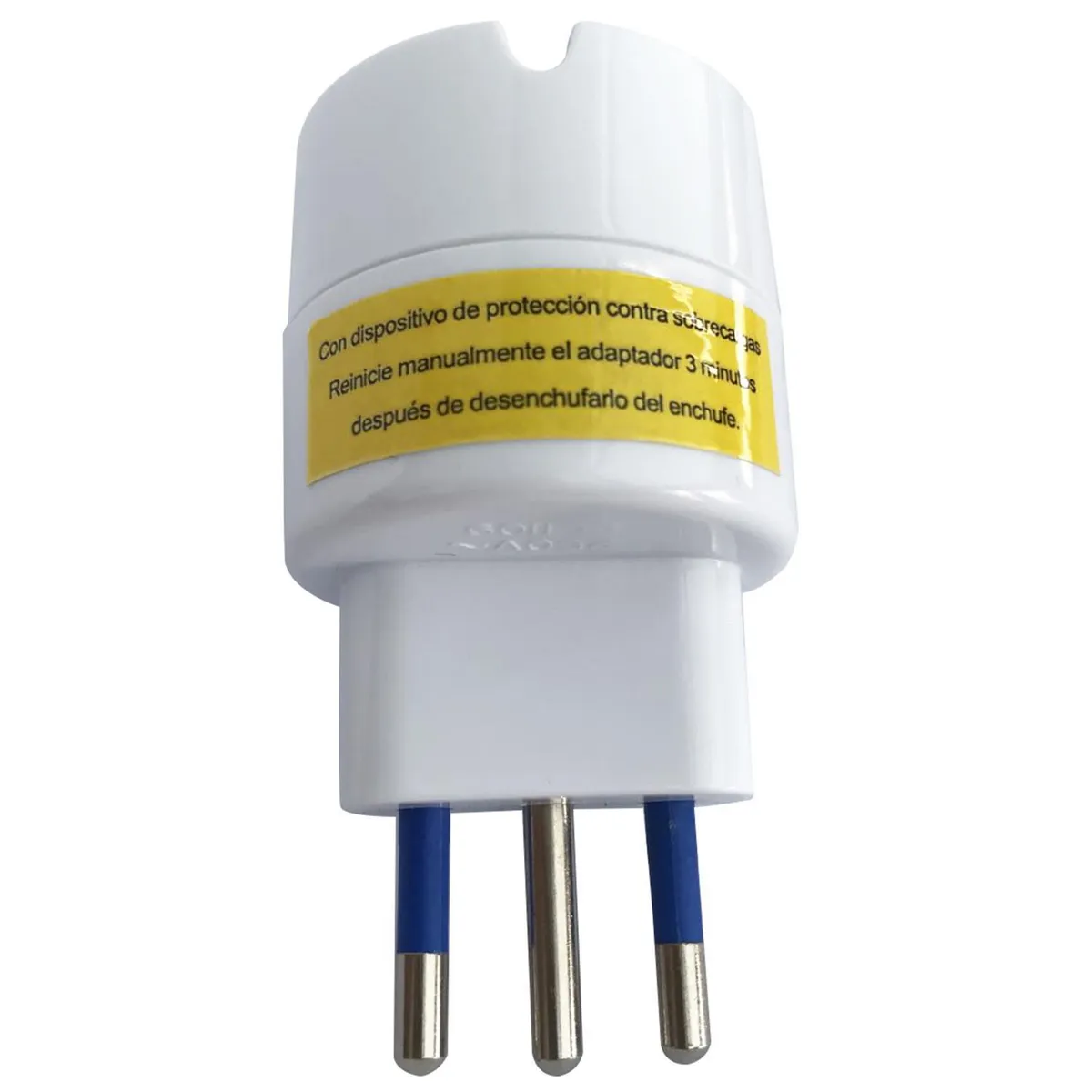 HALUX - Adaptador schuko blanco