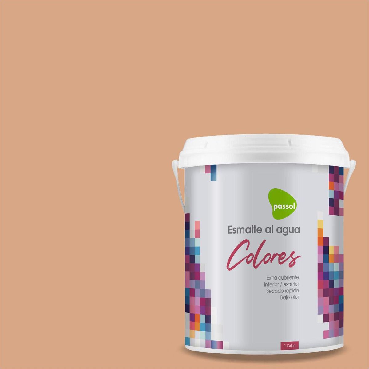 PASSOL - Esmalte al Agua 1 galón(es) Mate Beige Adobe