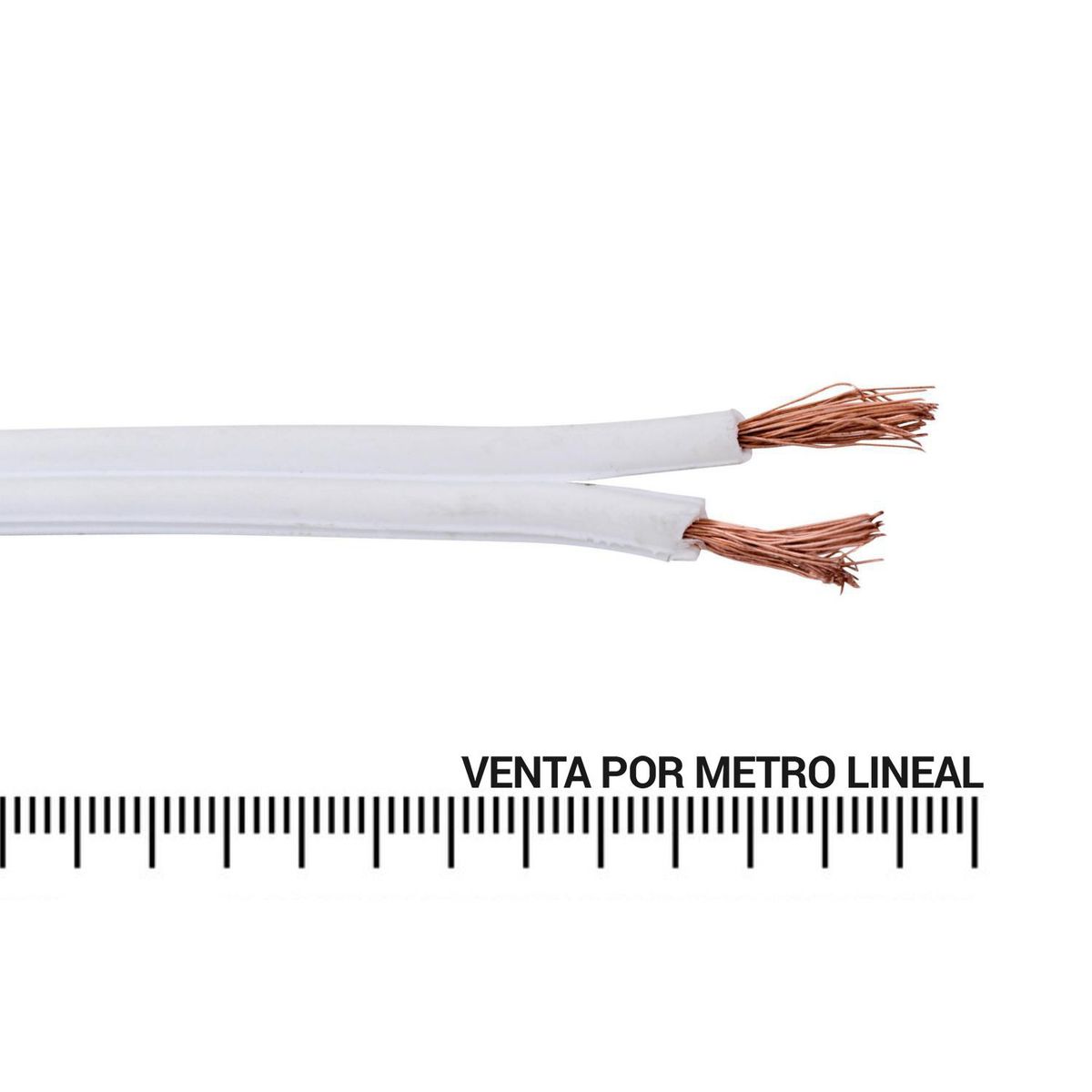 ROIMEX - Cable SPT (Paralelo) 2x18AWG/0,75MM2 Blanco