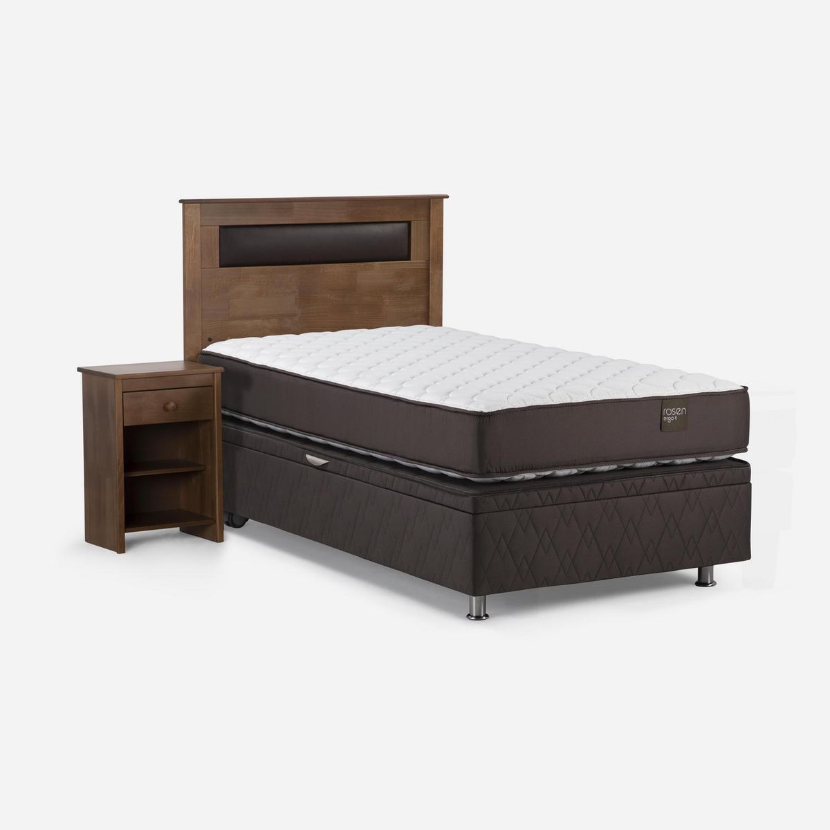 ROSEN - Boxet 1.5 plazas de Estructura Ergo T Café