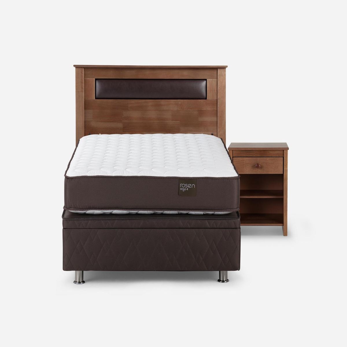 ROSEN - Boxet 1.5 plazas de Estructura Ergo T Café