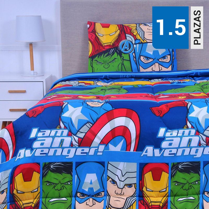 DISNEY - Plumón relleno 200 grs single Avengers all