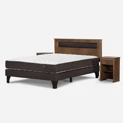 ROSEN - Cama Ergo T 2 plazas Café