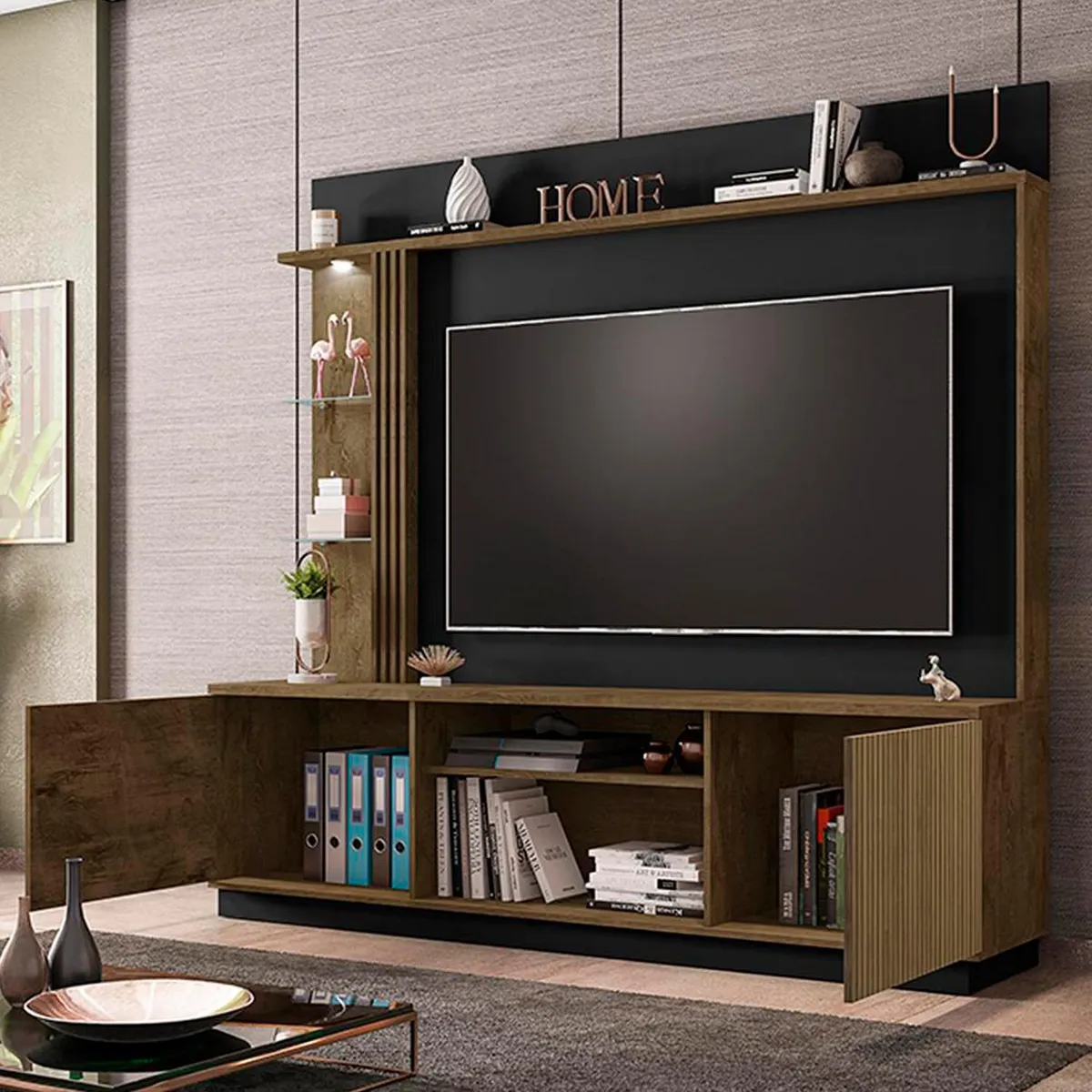 HOGA - Centro de Entretenimiento 70" 187x201x43 cm