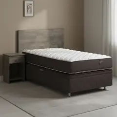 ROSEN - Cama 1 Plaza Boxet Ergo T + Respaldo + Velador