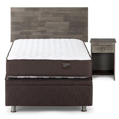 Imagen 2 del producto Cama 1.5 Plazas Boxet Ergo T + Respaldo + Velador