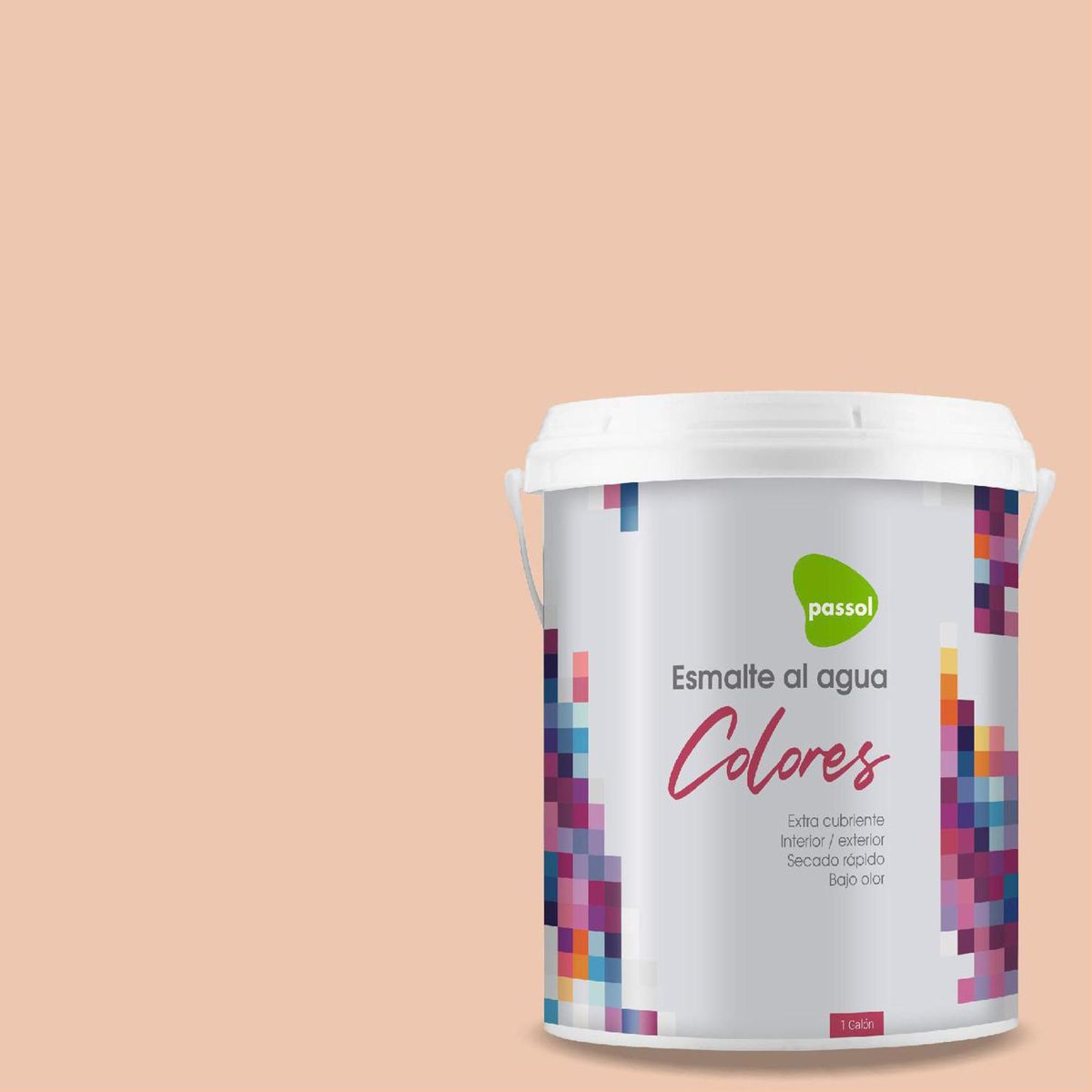 PASSOL - Esmalte al Agua 1 galón(es) Mate Beige Siesta