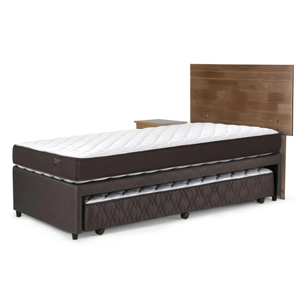 ROSEN - Cama Nido Diván 1.5 Plazas Ergo T + Respaldo + Velador