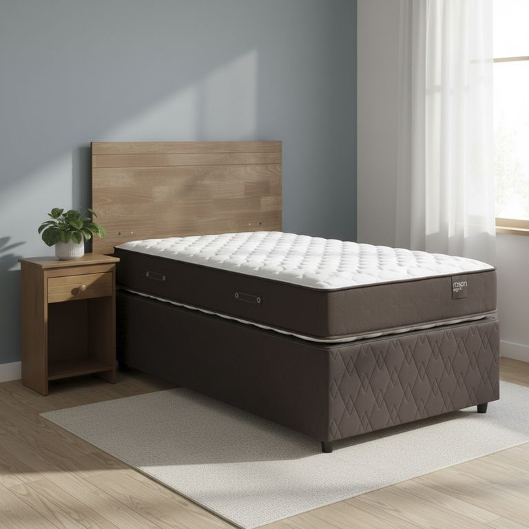 Cama Nido Diván 1.5 Plazas Ergo T + Respaldo + Velador