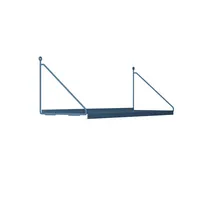 Repisa Angolo Simple Acero 1 Nivel(es) 60x20x20 cm Gris Azulado