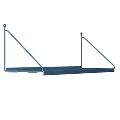 DUCASSE - Repisa Angolo Simple Acero 1 Nivel(es) 60x20x20 cm Gris Azulado
