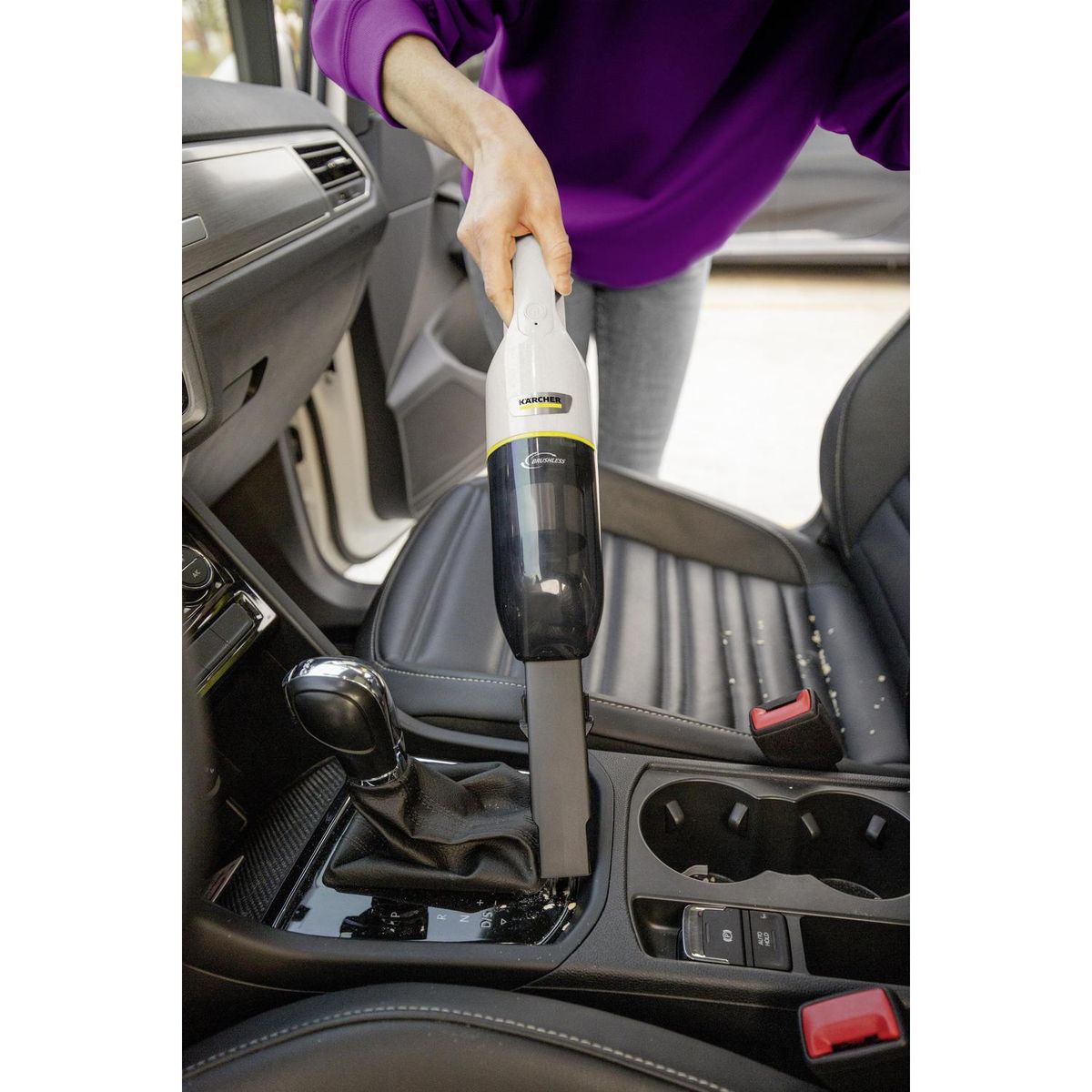 KARCHER - Aspiradora manual a batería, cargador usb, filtro HEPA