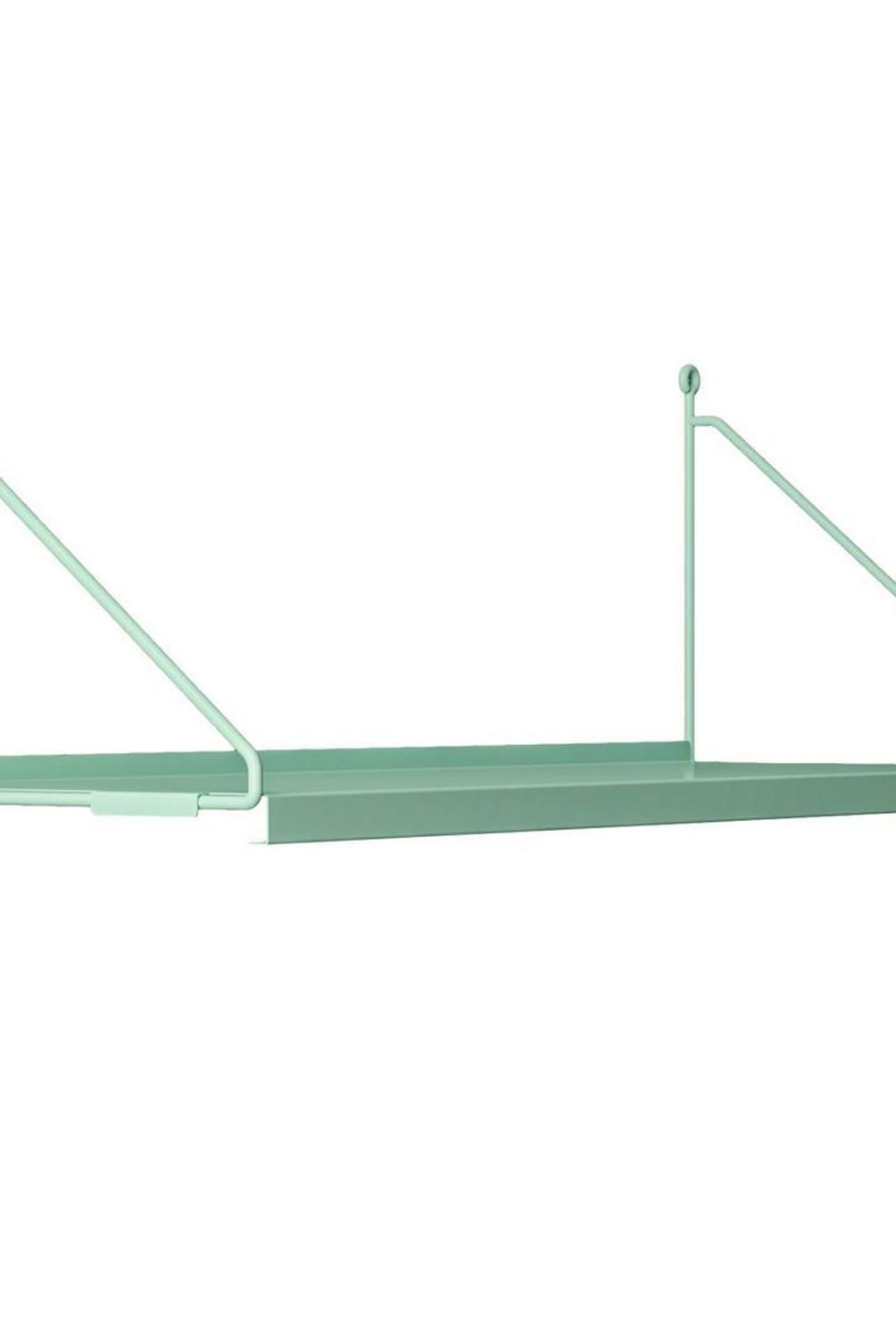 DUCASSE - Repisa Angolo Simple Acero 1 Nivel(es) 60x20x20 cm Verde Menta