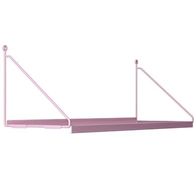 Repisa Angolo 1 Nivel(es) 60x20x20 cm Rosa Claro