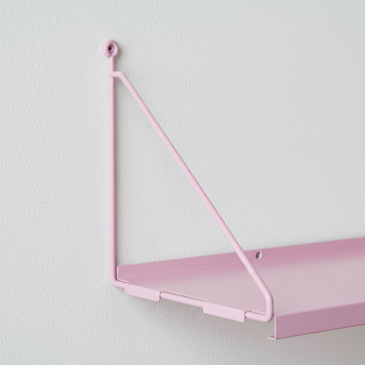 DUCASSE - Repisa Angolo Acero 1 Nivel(es) 60x20x20 cm Rosa Claro