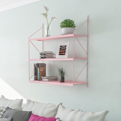Imagen 2 del producto Repisa Angolo Acero 3 Nivel(es) 60x64x20 cm Rosa Claro
