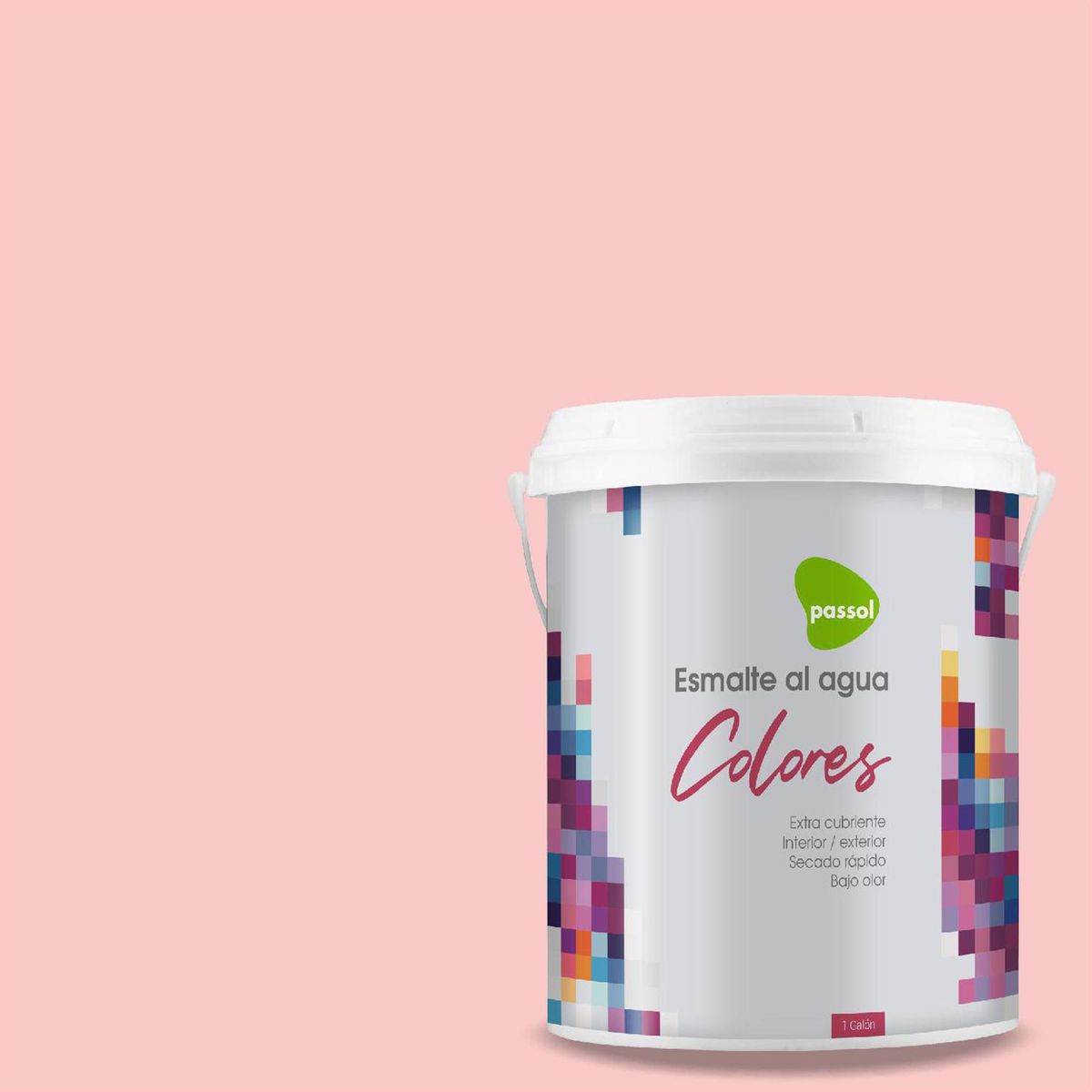 PASSOL - Esmalte al Agua 1 galón(es) Mate Rosado Bridal Party