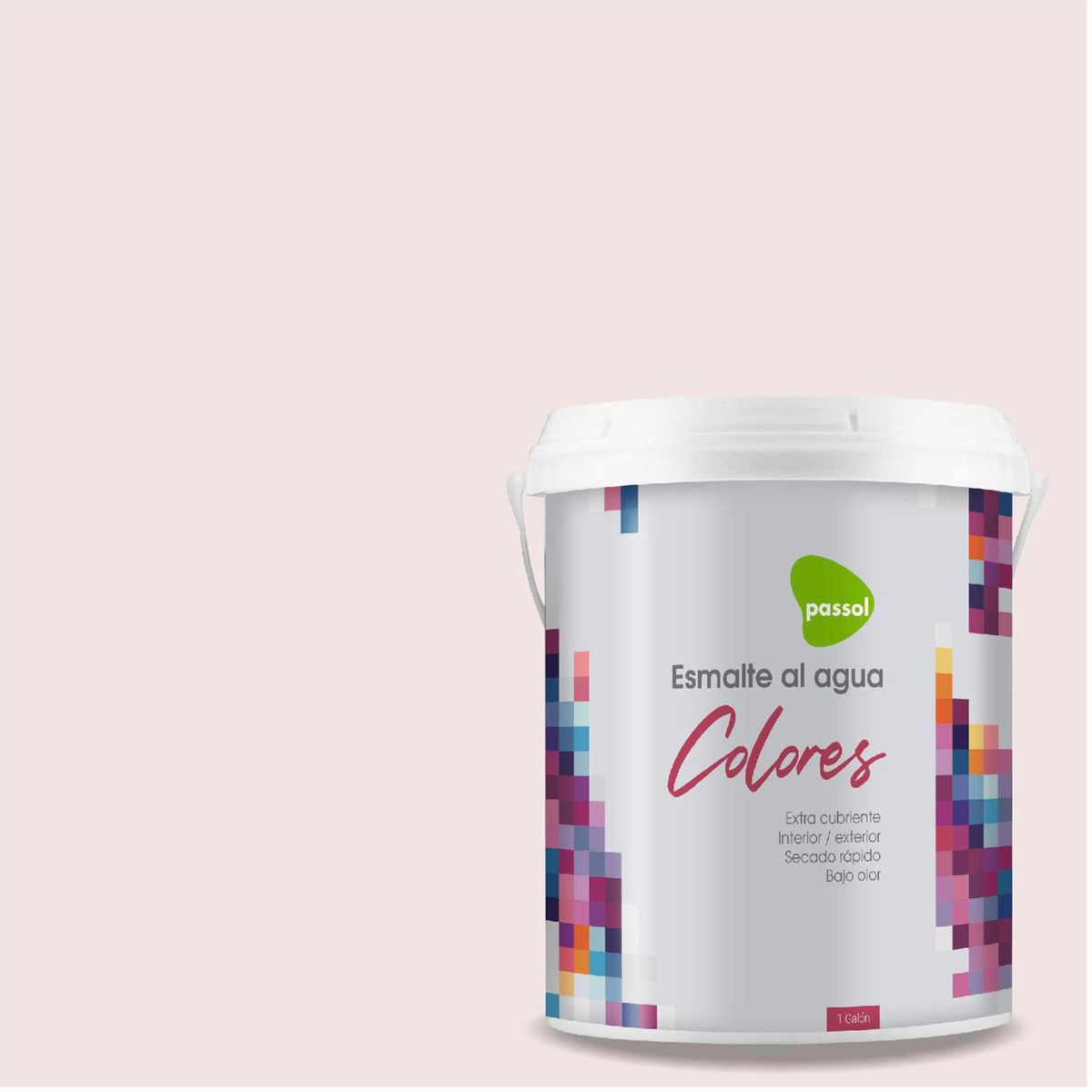 PASSOL - Esmalte al Agua 1 galón(es) Mate Blanco Aria